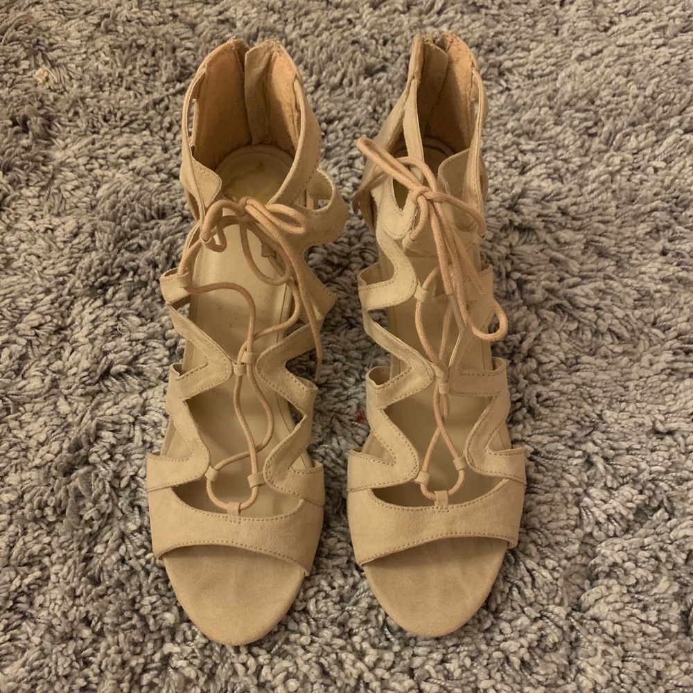 Fergalicious By Ferguson lace-up heels